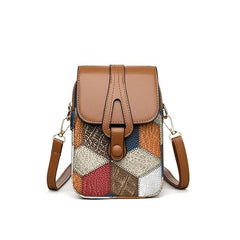 MOMISY Mobile Phone Crossbody Sling Bag, Multi-colour Leather Card Holder Wallet shoulder bag
