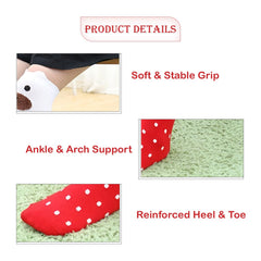 MOMISY 1 Pair of Baby Spring Winter And Autumn Combed Cotton Long Tube Knee-High Socks Suitable Age of 3 to 12 Years (IN, Age, 3 Years, 12 Years, RedDotBear)