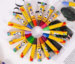 MOMISY 24-Shade Hexagonal Soft Pastel Crayon Oil Painting Stick Set,Multicolor