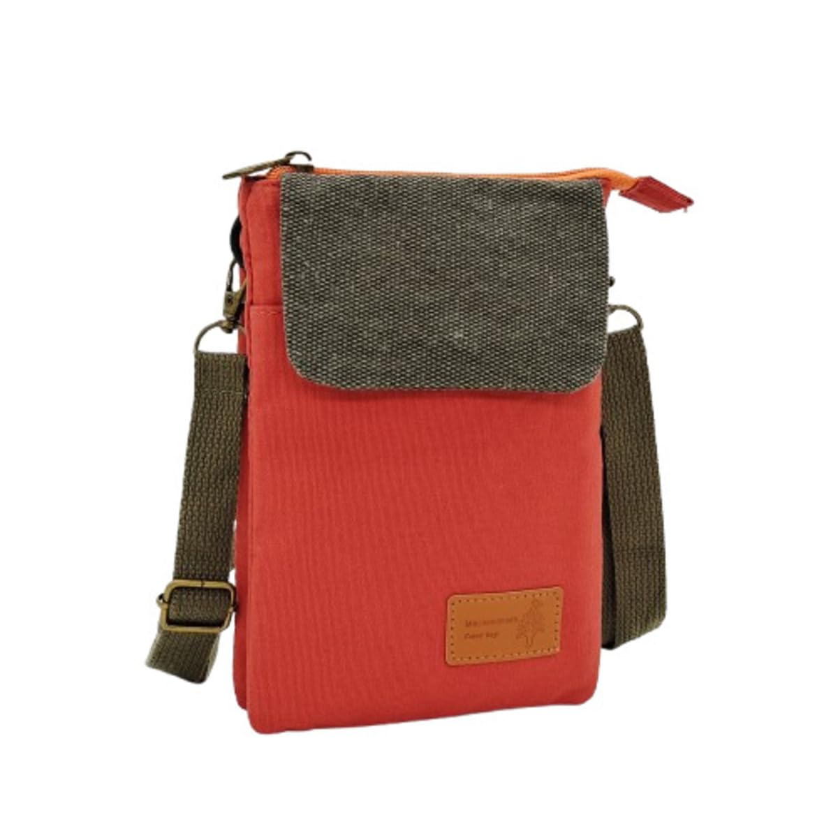 MOMISY Small Crossbody Mobile Sling Bag for Women |Stylish Phone Pouch with Detachable & Adjustable Strap |Mobile Purse|Versatile Cell Phone Pouch for Girls | Ideal Gift For Woman (Orange)