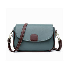 MOMISY Women's Crossbody Sling Bag, Shoulder Handbag with Long Strap, Zipper Closure (Blue)