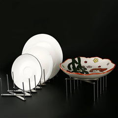 MOMISY Telescopic Pot Lid Organizer Stainless Steel Multi-use Adjustable Length