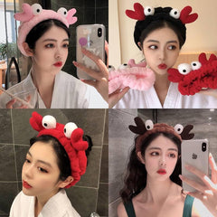 MOMISY Elastic Women's Lovely Hair Band Wash Face Spa Headband-Washable Facial Band Makeup Wrap Headbands Fits All Head Sizes (Elk Black)