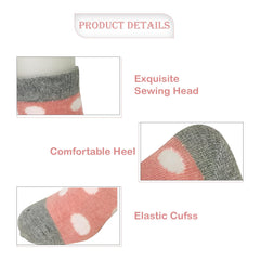 MOMISY 5 Pairs Baby Girl Boys Tube Socks Toddlers Infant Solid Color Boat Spring and Autumn Socks Stretch Baby Sock - Multicolor (IN, Age, 3 Years, 5 Years, RoseRed)
