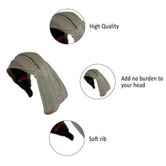 MOMISY Knotted Hairband Headband Cross Hair Band Accessories for Women and Girls (Grey)