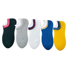 MOMISY 5 Pairs Cotton Blend Baby Kids Girl Boys children Toddlers Tube Ankle Socks-Multicolor