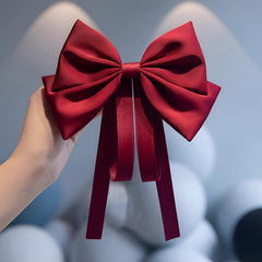 MOMISY Bow Shaped Hair Clip, Hair Accessories for Women and Girls (ButterflyMaroon, Free)