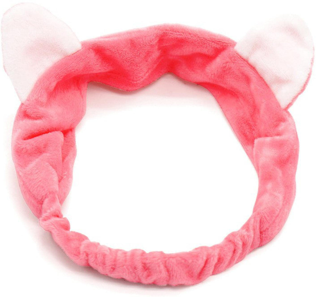 MOMISY Elastic Lovely Hair Band Wash Face Spa Headband-Washable Facial Band Makeup Wrap Headbands for Women (Red White)