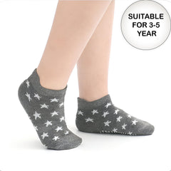 MOMISY Cotton Anti skid Baby Girl Boys Toddlers Infant children Non Slip Socks-6 Pairs (IN, Age, 3 Years, 5 Years, AntiSkid-Star)
