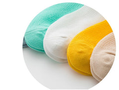 MOMISY 5 Pairs Baby Girl Boys Tube Socks Toddlers Infant Solid Color Boat Spring and Autumn Socks Stretch Baby Sock - Multicolor (Net Smiley, 1 year to 3 year)
