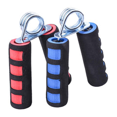 MOMISY Foam Hand Grip Strengthener/Training/Hand Exercise/Hand Gripper/Forearm Exerciser for Finger Exercise/Gym Workout Equipment to Use in Home and Gym for Men/Women (Red)