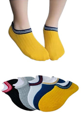 MOMISY 5 Pairs Cotton Blend Baby Kids Girl Boys children Toddlers Tube Ankle Socks-Multicolor
