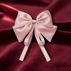 MOMISY Bow Shaped Hair Clip, Hair Accessories for Women and Girls (Pink, Free)