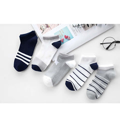 MOMISY 5 Pairs Tube Socks for Kids Toddlers Infant Baby Girl Boys (StripedStar, 6 Year to 8 Year)