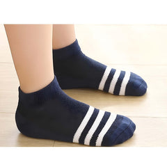 MOMISY 5 Pairs Baby Girl Boys Toddlers Infant Ankle Stretch Tube Socks (Multicolour, 3 Years-5 Years)