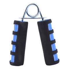 MOMISY Foam Hand Grip Strengthener/Training/Hand Exercise/Hand Gripper/Forearm Exerciser for Finger Exercise/Gym Workout Equipment to Use in Home and Gym for Men/Women (Blue)