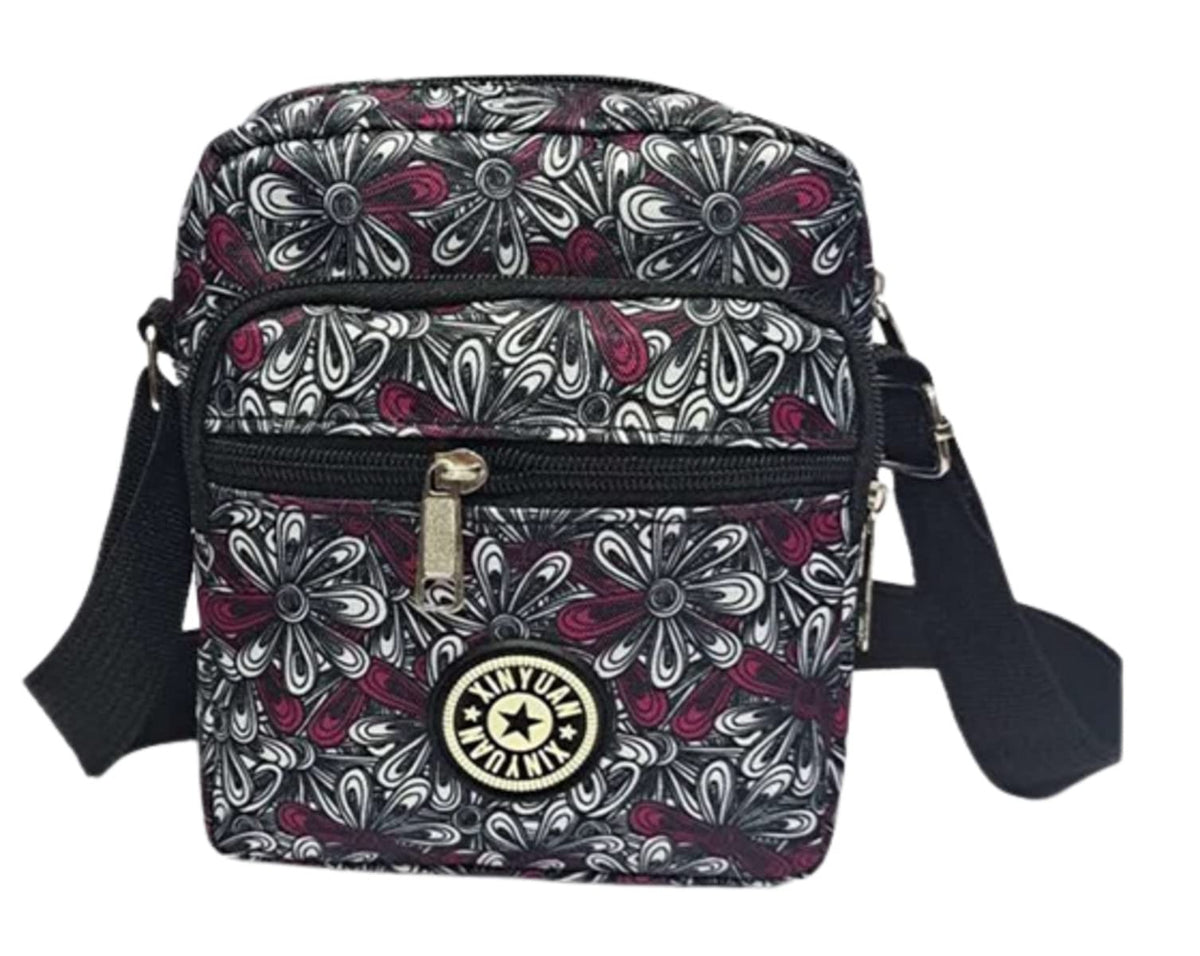 MOMISY Women Mobile Messenger Bag Ladies Casual Tote Nylon Shoulder Cross Body Long Strap Travelling, Work