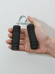 MOMISY Foam Hand Grip Strengthener/Training/Hand Exercise/Hand Gripper/Forearm Exerciser for Finger Exercise/Gym Workout Equipment to Use in Home and Gym for Men/Women (Black)