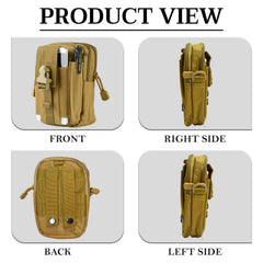 MOMISY Waist Bag, Fanny Pack, Chest Pouch for Men Women Boys Girls (Khaki, 17 * 11.5 * 5 cm)
