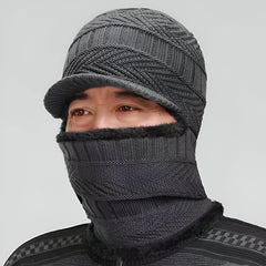 MOMISY Windproof Multi Functional Monkey Cap Winter Face Mask, Balaclavas, Neck Warmer, Cap and Bandana (Grey)