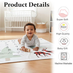 MOMISY Baby Milestone Blanket and Props for Baby's |1 to 12 Months Prop |Baby Bedding |Ac Room Blanket for Summer|Newborn| Infants Winter Blanket(Deer)