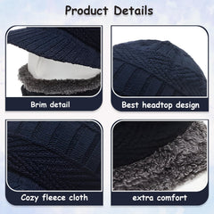 MOMISY Windproof Multi Functional Monkey Cap Winter Face Mask, Balaclavas, Neck Warmer, Cap and Bandana (Blue)