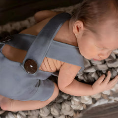 MOMISY Baby Photography Prop Outfit, Dungaree Costume, 0-3 Months, Newborn (IN, Age, 0 Months, 3 Months, Regular, Baby, Grey)