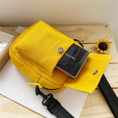 MOMISY Women Messenger Bag Yellow