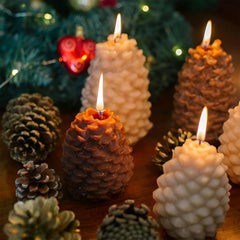 MOMISY Silicone Bubble Candle Moulds for Candle Making, Ideal for Diwali Candles, Chocolates, Personalized Gifting, Home Decoration (Pineapple-8)