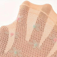 MOMISY 5 Pairs Baby Girl Boys Tube Socks Toddlers Infant Solid Color Boat Spring and Autumn Socks Stretch Baby Sock - Multicolor (IN, Age, 3 Years, 5 Years, Net Flower)