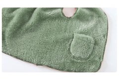 MOMISY Unisex Baby Girls Boys Faux Fur Sleeveless Vest Coat Lightweight V-Neck Short Gilet for Toddler (1 to 2 years, Green)