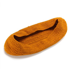 MOMISY Knitted Cocoon Nest New Born Baby Pod Sleeping Bag Photography Prop (Turmeric)