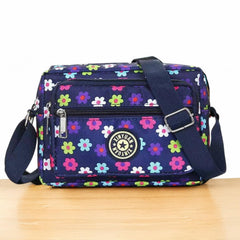 MOMISY Women Mobile Messenger Bag Ladies Casual Nylon Shoulder Small Cross Body Long Strap Purse for Travelling, Work