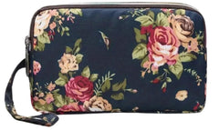 MOMISY Women's Girls Clutch | Zipper | Ladies Purse Wallet Girls (Rose)