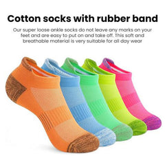 MOMISY Unisex Cotton Blend, Low-Cut Liner Ankle Socks, Pack of 5, Multicolour, Free Size (IN, Alpha, Free Size, Liner A)