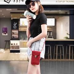 MOMISY Cell Phone Holster Bag-Red