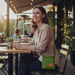 MOMISY Small Crossbody Mobile Sling Bag for Women |Stylish Phone Pouch with Detachable & Adjustable Strap |Mobile Purse|Versatile Cell Phone Pouch for Girls | Ideal Gift For Woman (Green)