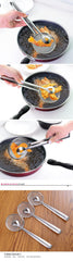 MOMISY Stainless Steel Oil Filter Spoon and Fried Food Clip Mesh Strainer (2)