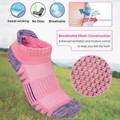MOMISY Unisex Cotton Blend, Low-Cut Liner Ankle Socks, Pack of 5, Multicolour, Free Size (IN, Alpha, Free Size, Liner B)